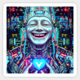 Hyperdimensional Android (4) Sticker